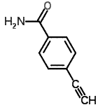 CAS 登录号：90347-86-7， 4-乙炔基苯甲酰胺