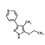 CAS#: 90398-84-8， 4-(5-Ethoxy-4-methyl-1H-pyrazol-3-yl)pyridine