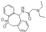 CAS#: 90405-00-8， 2-(Diethylamino)-N-(6,11-Dihydrodibenzo[b,e]Thiepin-11-Yl)-Acetamide S,S-Dioxide