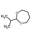 CAS 登录号：90467-75-7， 2-异丙基-1,3-氧杂硫杂环庚烷e