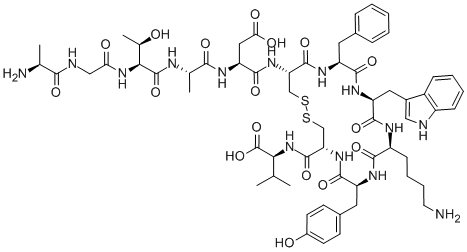 structure of CAS# 9047-55-6, Urotensin II;Urotensin Ii-Alpha;Urotensin Ii