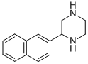 structure of CAS# 904816-32-6, 2-(2-Naphthalenyl)-Piperazine;2-NAPHTHALEN-2-YL-PIPERAZINE;2-(2-Naphthyl)Piperazine