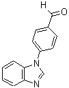 structure of CAS# 90514-72-0, 4-(1H-1,3-Benzimidazol-1-yl)benzenecarbaldehyde;4-(1-Benzimidazolyl)Benzaldehyde;1-Phenylbenzimidazole Deriv. 48;4-Benzoimidazol-1-Yl-Benzaldehyde