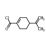 CAS 登录号：90554-83-9， 4-异丙烯基-1-环己烯-1-甲酰氯
