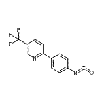 CAS 登录号：906352-73-6， 2-(4-异氰酸苯基)-5-(三氟甲基)吡啶