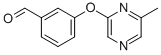 structure of CAS# 906352-97-4, 3-[(6-Methylpyrazin-2-Yl)Oxy]Benzaldehyde