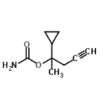 CAS#: 90643-04-2， 2-Cyclopropyl-4-pentyn-2-yl carbamate