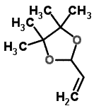 CAS 登录号：90646-39-2， 4,4,5,5-四甲基-2-乙烯基-1,3-二氧戊环