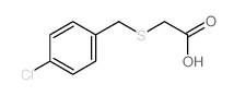 结构式 CAS# 90649-82-4, (4-氯苄基)硫代]乙酸