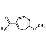 CAS 登录号：90714-29-7， 1-(2-甲氧基-3H-氮杂卓-5-基)乙酮