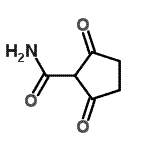 CAS 登录号：90724-62-2， 2,5-二氧代环戊烷甲酰胺