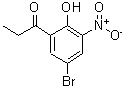 结构式 CAS# 90725-67-0, 1-(5-溴-2-羟基-3-硝基苯基)-1-丙酮