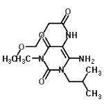 CAS 登录号：90749-74-9， N-(6-氨基-1-异丁基-3-甲基-2,4-二氧代-1,2,3,4-四氢-5-嘧啶基)-3-甲氧基丙烷酰胺