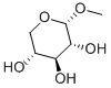 structure of CAS# 91-09-8, Methyl-alpha-D-xylopyranoside;(2S,3R,4S,5R)-2-Methoxytetrahydropyran-3,4,5-Triol;Methyl Alpha-D-Xylopyranoside;Alpha-D-Xylopyranoside, Methyl
