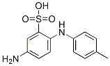 structure of CAS# 91-31-6, 5-Amino-2-(p-toluidino)benzenesulphonic acid;Benzenesulfonic Acid, 5-Amino-2-P-Toluidino-;Nsc7572;5-Amino-2-P-Toluidinobenzenesulfonic Acid