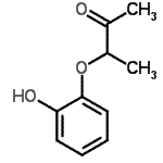 structure of CAS# 91061-42-6, 3-(2-Hydroxyphenoxy)-2-butanone;3-(2-Hydroxyphenoxy)-2-butanone;3-(2-hydroxyphenoxy)butan-2-one;3-(2-HYDROXY-PHENOXY)-BUTAN-2-ONE