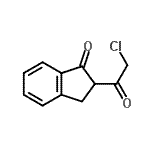 CAS 登录号：91063-83-1， 2-(氯乙酰基)-1-茚满酮