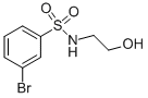结构式 CAS# 911111-96-1, 3-溴-N-(2-羟基乙基)-苯磺酰胺