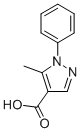 structure of CAS# 91138-00-0, 5-Methyl-1-Phenyl-1H-Pyrazole-4-Carboxylicacid;5-Methyl-1-Phenyl-Pyrazole-4-Carboxylic Acid;5-Methyl-1-Phenyl-4-Pyrazolecarboxylic Acid;Sdccgmls-0065986.P001