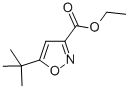 structure of CAS# 91252-54-9, 5-(1,1-Dimethylethyl)-3-Isoxazolecarboxylic Acid Ethyl Ester;ETHYL 5-TERT-BUTYLISOXAZOLE-3-CARBOXYLATE