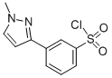 structure of CAS# 912569-59-6, 3-(1-Methyl-1H-Pyrazol-3-Yl)-Benzenesulfonyl Chloride;3-(1-Methyl-1H-Pyrazol-3-Yl)Benzenesulphonyl Chloride 97%;3-(1-Methyl-1H-Pyrazol-3-Yl)Benzenesulphonyl Chloride;3-(1-METHYL-1H-PYRAZOL-3-YL)BENZENESULFONYL CHLORIDE
