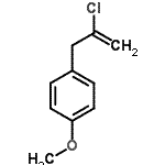 结构式 CAS# 91284-04-7, 1-(2-氯-2-丙烯-1-基)-4-甲氧基苯
