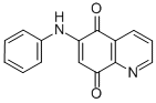 结构式 CAS# 91300-60-6, 6-(苯基氨基)-5,8-喹啉二酮