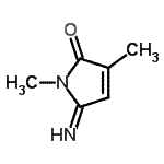 CAS 登录号：91305-87-2， 5-亚氨基-1,3-二甲基-1,5-二氢-2H-吡咯-2-酮