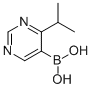 结构式 CAS# 913835-27-5, B-[4-(1-甲基乙基)-5-嘧啶基]-硼酸