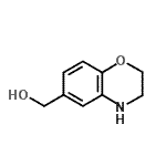 structure of CAS# 915160-96-2, 3,4-Dihydro-2H-1,4-benzoxazin-6-ylmethanol;(3,4-Dihydro-2H-benzo[1,4]oxazin-6-yl)-methanol;(3,4-dihydro-2H-benzo[b][1,4]oxazin-6-yl)methanol;2H,3H,4H-benzo[3,4-e]1,4-oxazin-6-ylmethan-1-ol