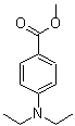 结构式 CAS# 91563-80-3, 4-(二乙基氨基)苯甲酸甲酯