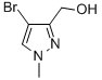 structure of CAS# 915707-65-2, 4-Bromo-3-(Hydroxymethyl)-1-Methyl-1H-Pyrazole;(4-Bromo-1-Methyl-1H-Pyrazol-3-Yl)Methanol, 97+%;4-Bromo-3-(Hydroxymethyl)-1-Methyl-1H-Pyrazole;(4-Bromo-1-Methyl-1H-Pyrazol-3-Yl)Methanol