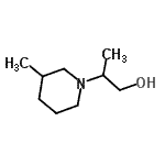 结构式 CAS# 915920-23-9, 2-(3-甲基-1-哌啶基)-1-丙醇