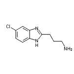 structure of CAS# 915921-08-3, 3-(5-Chloro-1H-benzimidazol-2-yl)-1-propanamine;3-(5-Chlo<wbr>ro-1H-ben<wbr>zimidazol<wbr>-2-yl)pro<wbr>pan-1-ami<wbr>ne dihydr<wbr>ochloride;3-(5-chloro-1H-benzo[d]imidazol-2-yl)propan-1-amine;3-(5-fluoro-1H-benzimidazol-2-yl)propan-1-amine