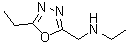 结构式 CAS# 915924-40-2, N-[(5-乙基-1,3,4-恶二唑-2-基)甲基]乙胺