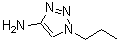 structure of CAS# 915924-69-5, 1-Propyl-1H-1,2,3-triazol-4-amine;1-propyl-1H-1,2,3-triazol-4-amine;MFCD08059914