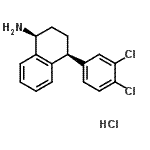 CAS#: 91797-57-8， (1S,4S)-4-(3,4-Dichlorophenyl)-1,2,3,4-tetrahydro-1-naphthalenamine hydrochloride (1:1)