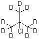 结构式 CAS# 918-20-7, 2-氯-2-(甲基-D3)-丙烷-1,1,1,3,3,3-D6