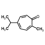 CAS 登录号：91969-40-3， 5-异丙基-2-甲基-2,4,6-环庚三烯-1-酮