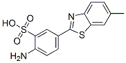 CAS 登录号：92-01-3， 2-氨基-5-(6-甲基苯并噻唑-2-基)苯磺酸