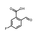 结构式 CAS# 920481-01-2, 5-氟-2-甲酰基苯甲酸