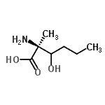 CAS 登录号：92077-82-2， 3-羟基-2-甲基-L-正亮氨酸