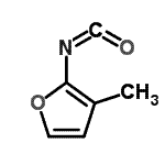 structure of CAS# 921938-67-2, 2-Isocyanato-3-methylfuran;2-Isocyanato-3-methylfuran;3-Methylfur-2-yl isocyanate;3-Methylfur-2-yl isocyanate 97%
