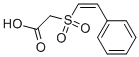 structure of CAS# 92207-24-4, cis-Styrenesulfonylacetic Acid;2-[(E)-2-Phenylethenyl]Sulfonylacetate;2-(2-Phenylvinylsulfonyl)Acetate;2-[(E)-2-Phenylvinyl]Sulfonylacetate