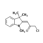 CAS 登录号：92297-75-1， (3Z)-1-氯-3-(1,3,3-三甲基-1,3-二氢-2H-吲哚-2-亚基)丙酮
