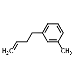结构式 CAS# 92367-45-8, 1-(3-丁烯-1-基)-3-甲基苯
