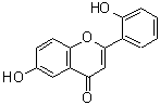 结构式 CAS# 92439-20-8, 6-羟基-2-(2-羟基苯基)-4H-苯并吡喃-4-酮