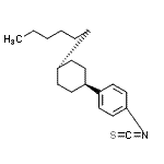 structure of CAS# 92444-14-9, 1-(trans-4-Hexylcyclohexyl)-4-isothiocyanatobenzene;4-(4-isothiocyanatophenyl)-1-(4-trans-hexyl)cyclohexane;4-(trans-4â€²-n-hexylcyclohexyl)isothiocyanatobenzene;4-(trans-4-Hexylcyclohexyl)phenyl isothiocyanate