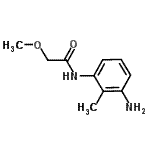 结构式 CAS# 926215-70-5, N-(3-氨基-2-甲基苯基)-2-甲氧基乙酰胺