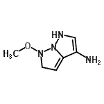 CAS 登录号：928337-50-2， 6-甲氧基-5,6-二氢-1H-吡唑并[1,5-b]吡唑-3-胺